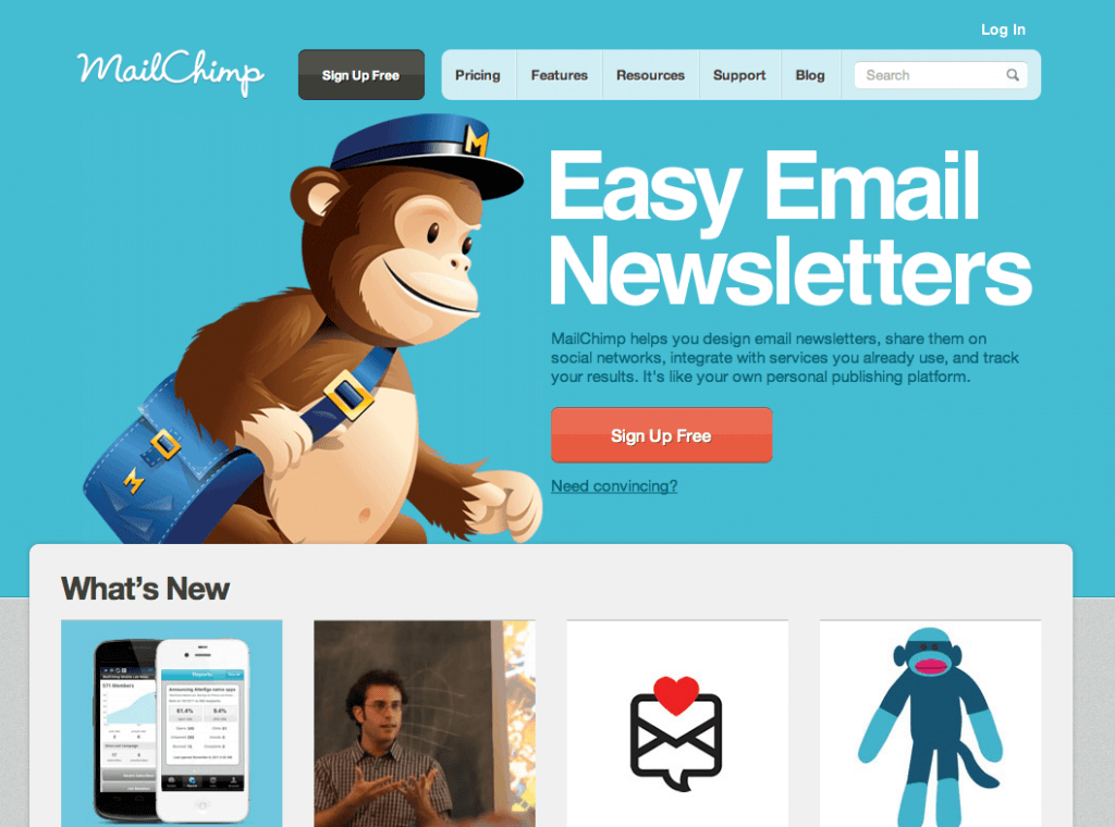 MailChimp-Landing-Page